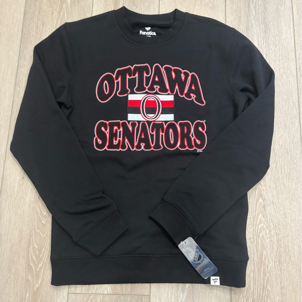 Official Fanatics Black NHL Sweatshirt